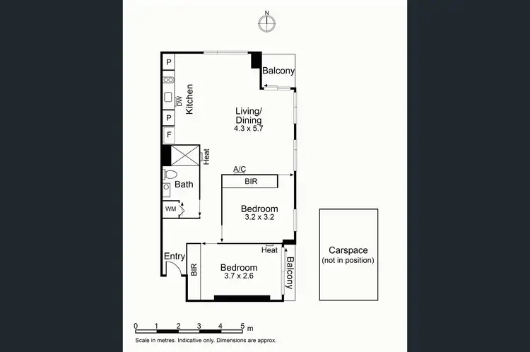 Floorplan of Homely apartment listing, 613v/162 Albert Street, East Melbourne VIC 3002