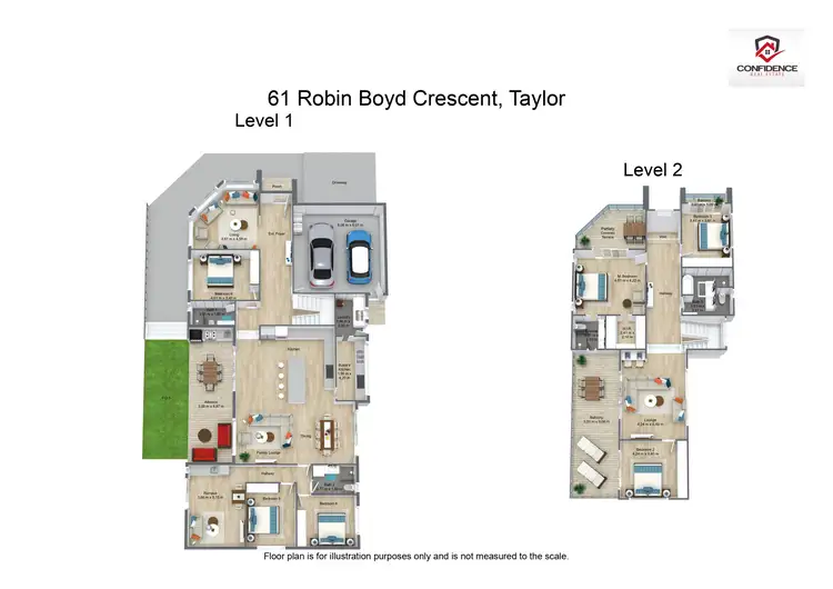 Floorplan of Homely house listing, 61 Robin Boyd Crescent, Taylor ACT 2913