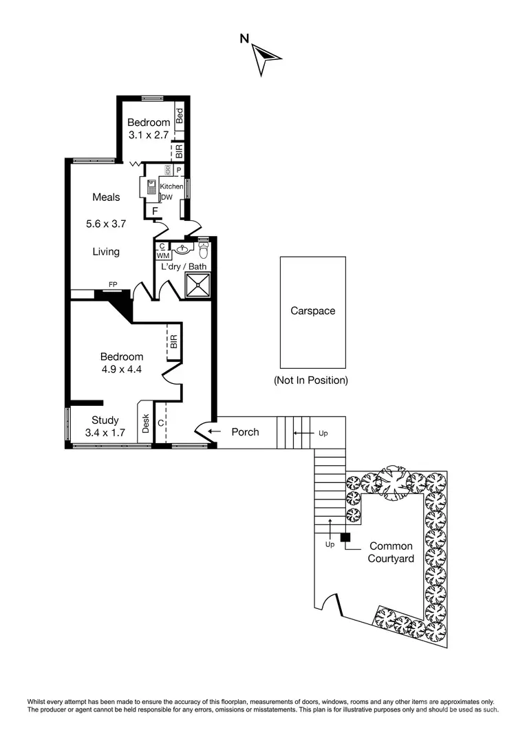 Floorplan of Homely apartment listing, 7/5 Ormond Esplanade, Elwood VIC 3184