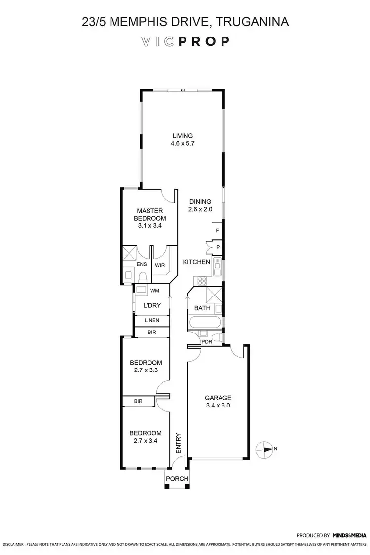 Floorplan of Homely unit listing, 2/35 Memphis Drive, Truganina VIC 3029