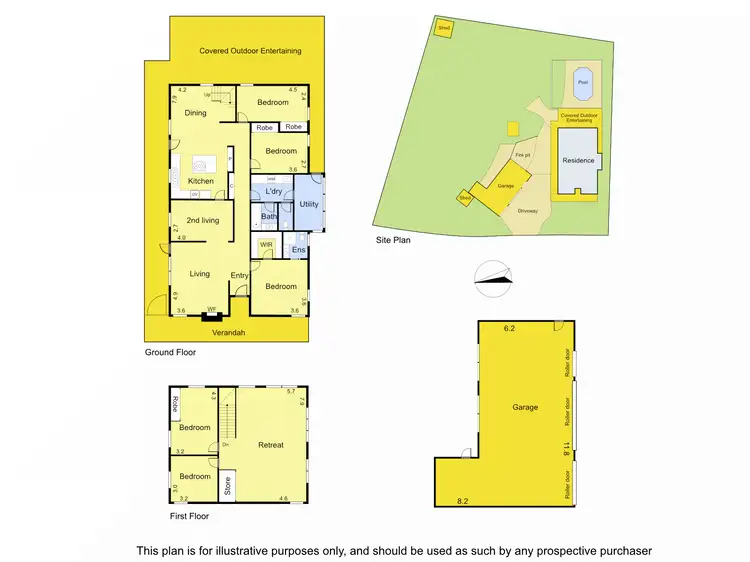 Floorplan of Homely house listing, 4 Wendover Place, Yallambie VIC 3085