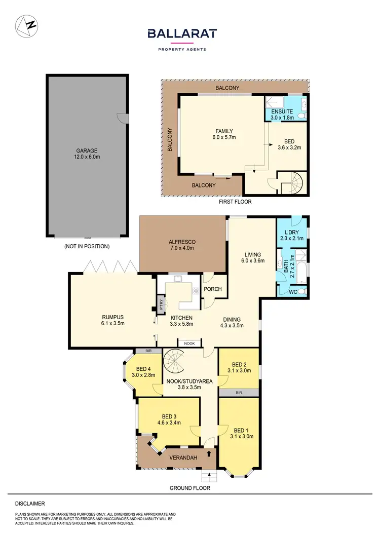 Floorplan of Homely house listing, 5 Magpie Street, Golden Point VIC 3350