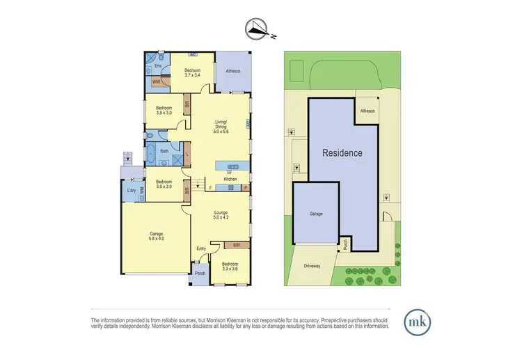 Floorplan of Homely house listing, 10 Trainor Street, Doreen VIC 3754