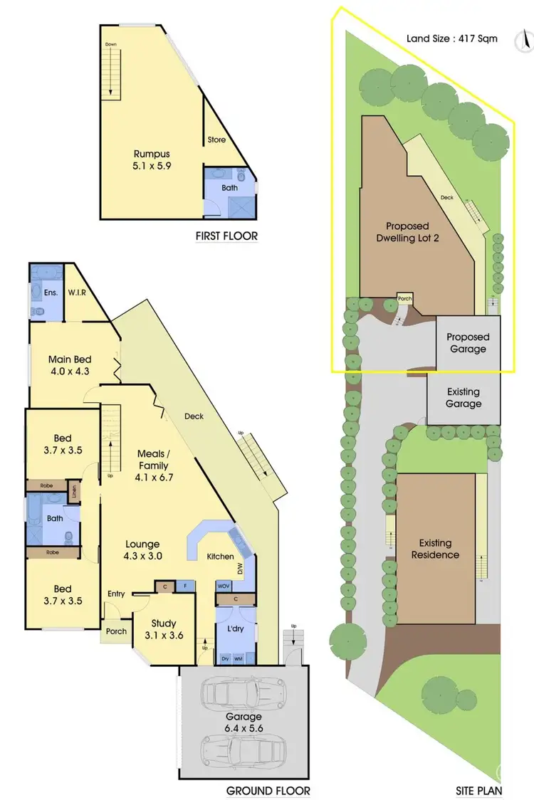 Floorplan of Homely land listing, LOT 2, 22 Sunnyside Crescent, Wattle Glen VIC 3096