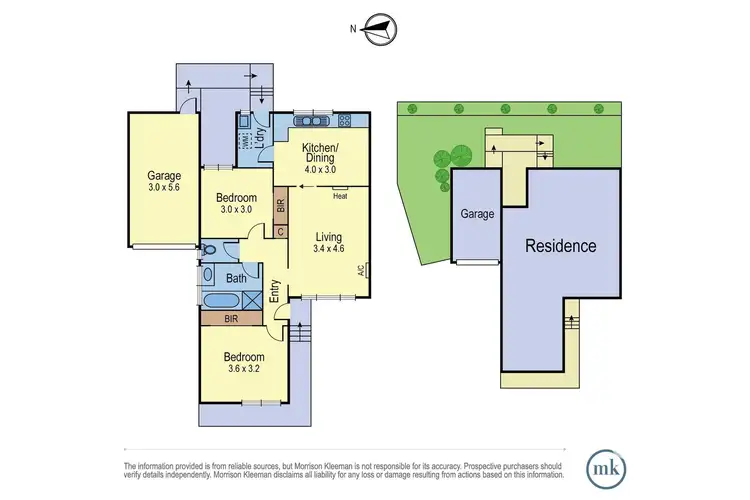 Floorplan of Homely unit listing, 18/60 Nickson Street, Bundoora VIC 3083
