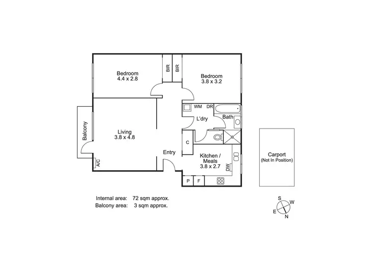Floorplan of Homely apartment listing, 5/3 Hope Street, Glen Iris VIC 3146