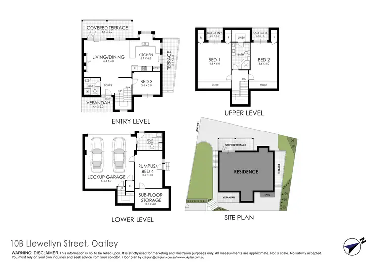 Floorplan of Homely house listing, 10B Llewellyn Street, Oatley NSW 2223