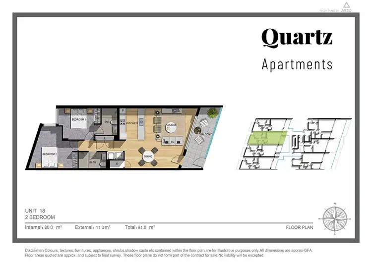 Floorplan of Homely apartment listing, 302/440 Burwood Road, Belmore NSW 2192