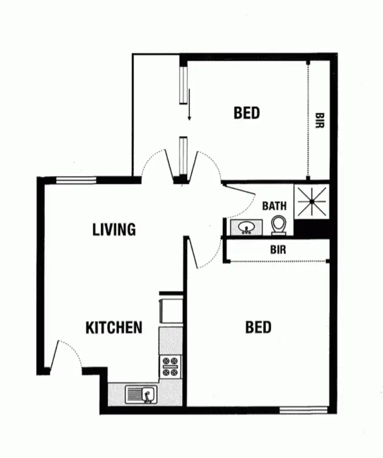 Floorplan of Homely apartment listing, 912/570 Swanston Street, Carlton VIC 3053