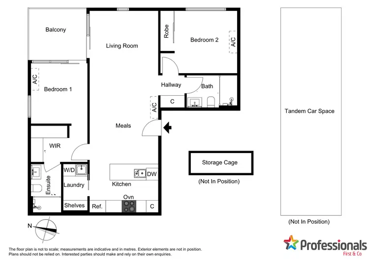 Floorplan of Homely apartment listing, 803/8A Evergreen Mews, Armadale VIC 3143