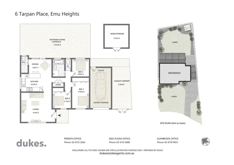 Floorplan of Homely house listing, 6 Tarpan Place, Emu Heights NSW 2750