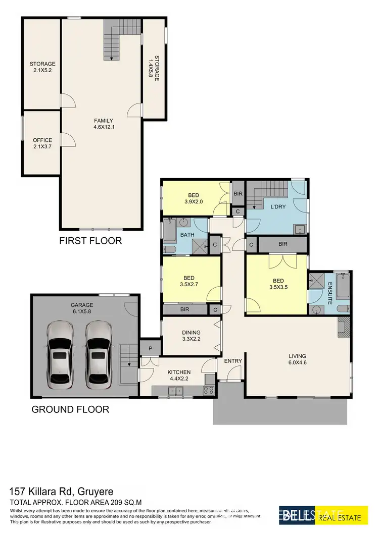 Floorplan of Homely house listing, 157 Killara Road, Gruyere VIC 3770