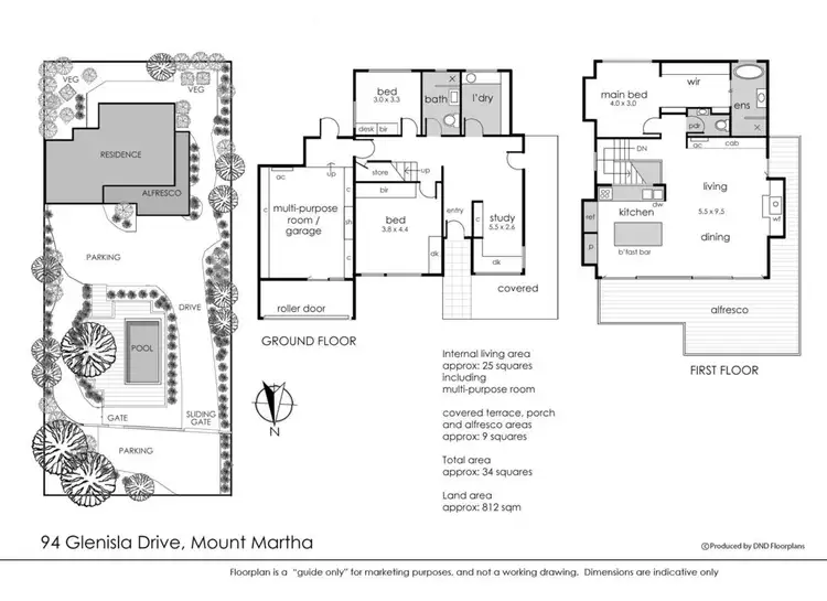 Floorplan of Homely house listing, 94 Glenisla Drive, Mount Martha VIC 3934