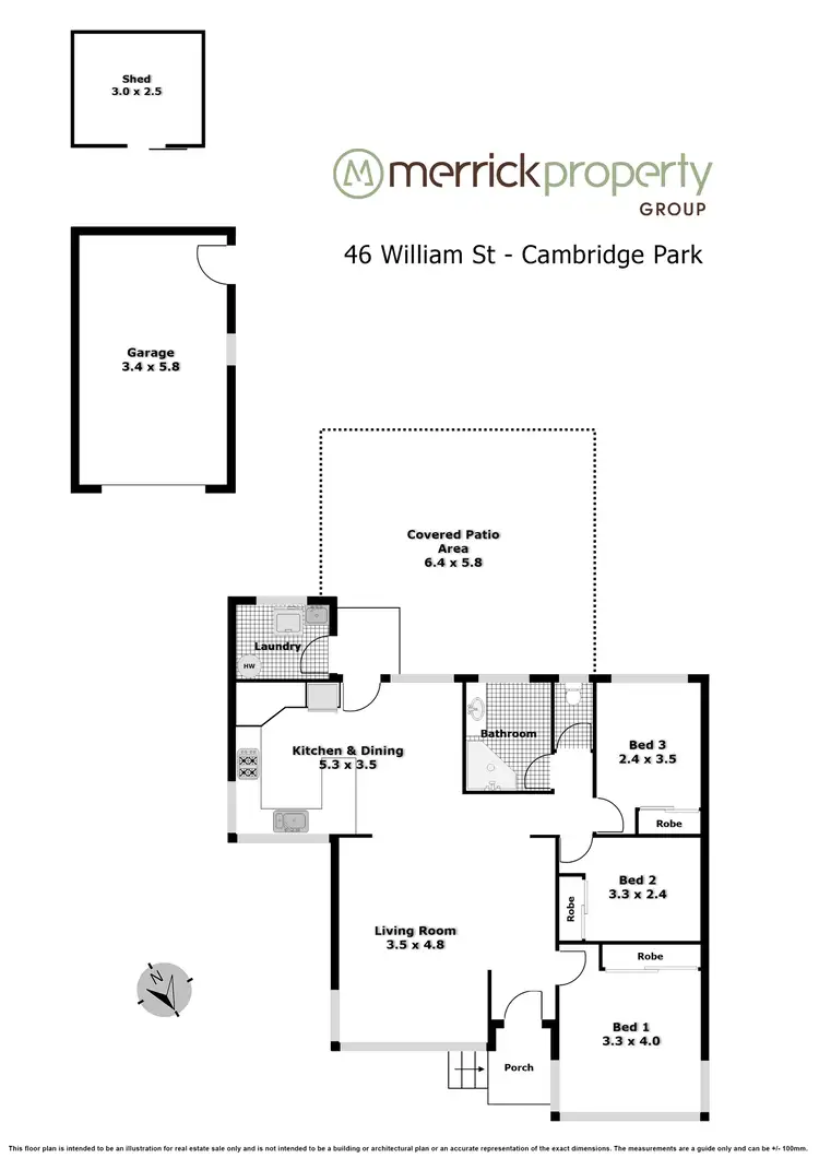 Floorplan of Homely house listing, 46 William Street, Cambridge Park NSW 2747