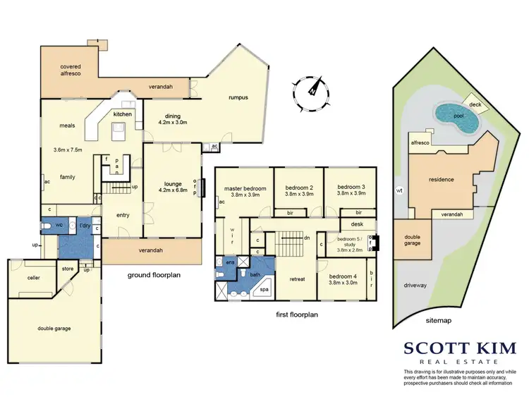 Floorplan of Homely house listing, 4 Flavia Court, Mount Waverley VIC 3149