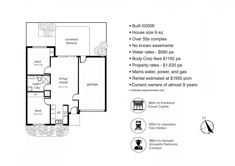 Floorplan of Homely unit listing, 6/33 Deane Street, Frankston VIC 3199