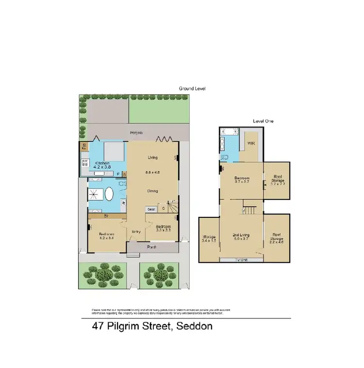 Floorplan of Homely house listing, 47 Pilgrim Street, Seddon VIC 3011