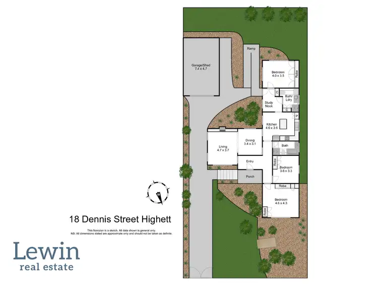 Floorplan of Homely house listing, 18 Dennis Street, Highett VIC 3190