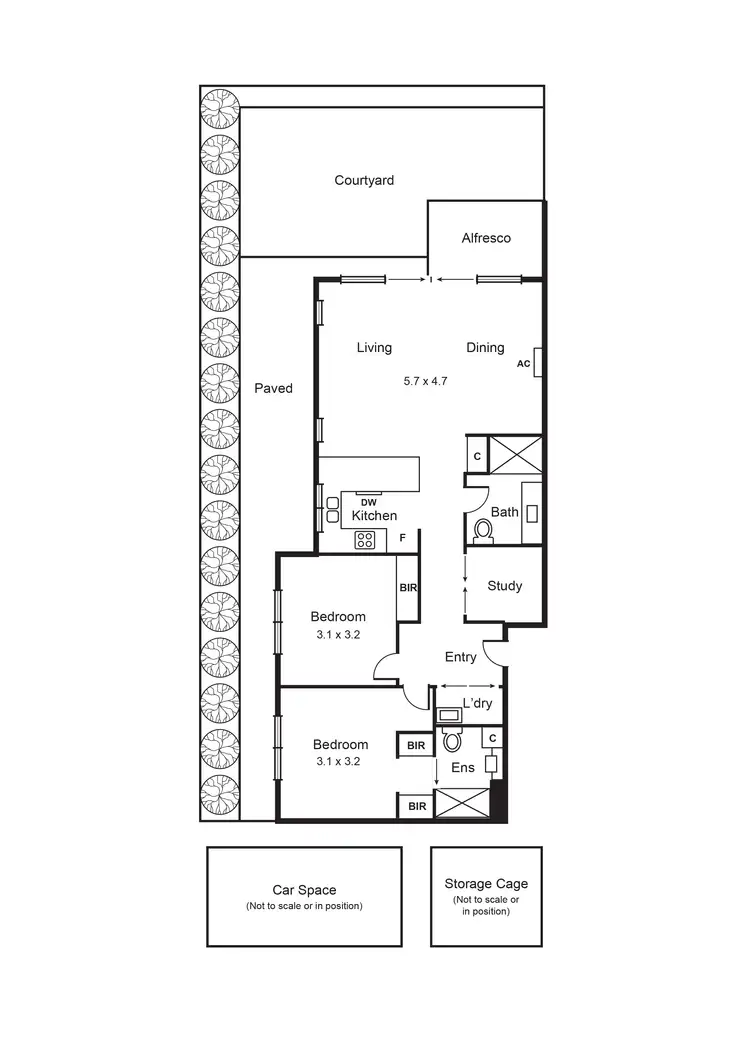 Floorplan of Homely apartment listing, G02/214 Warrigal Road, Oakleigh South VIC 3167