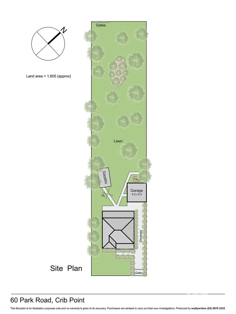 Floorplan of Homely house listing, 60 Park Road, Crib Point VIC 3919
