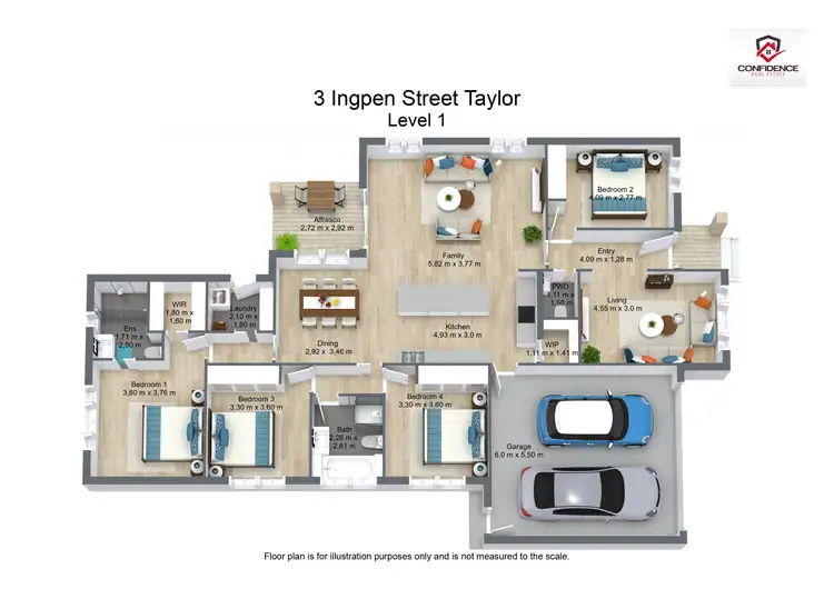 Floorplan of Homely house listing, 3 Ingpen Street, Taylor ACT 2913