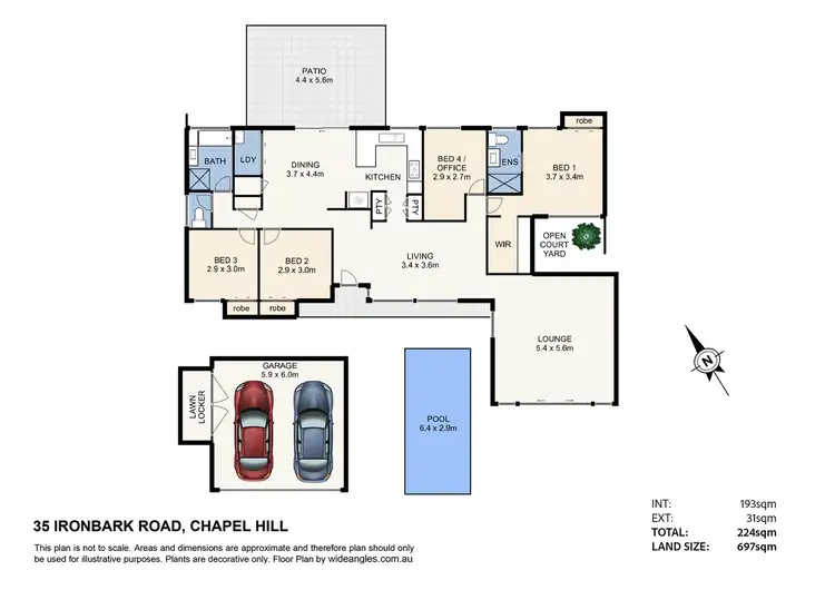 Floorplan of Homely house listing, 35 Ironbark Road, Chapel Hill QLD 4069