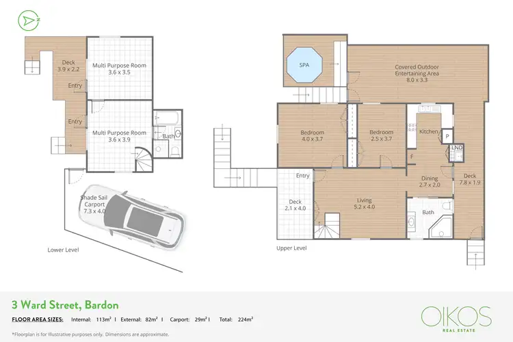 Floorplan of Homely house listing, 3 Ward Street, Bardon QLD 4065