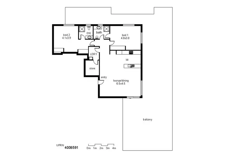 Floorplan of Homely apartment listing, Address available on request