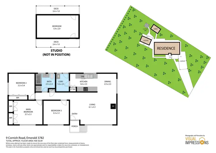 Floorplan of Homely house listing, 9 Cornish Road, Emerald VIC 3782
