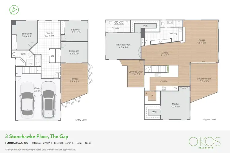 Floorplan of Homely house listing, 3 Stonehawke Place, The Gap QLD 4061