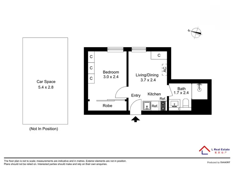 Floorplan of Homely apartment listing, 113/1 Donald Street, Prahran VIC 3181