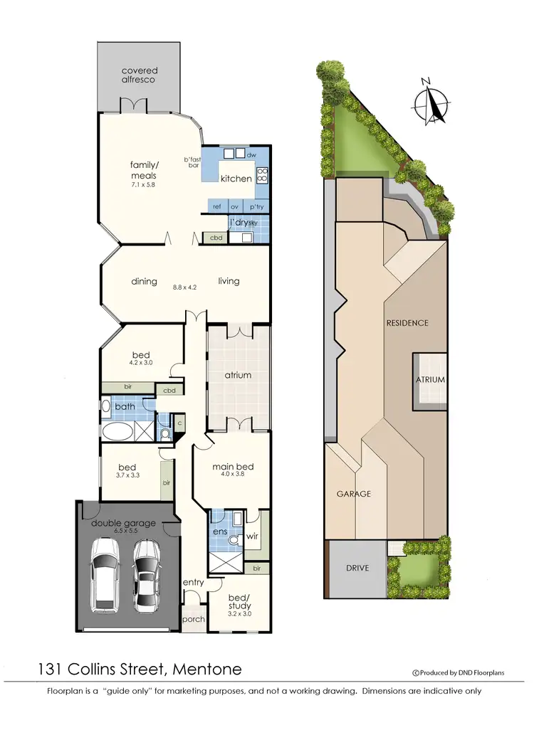 Floorplan of Homely house listing, 131 Collins Street, Mentone VIC 3194