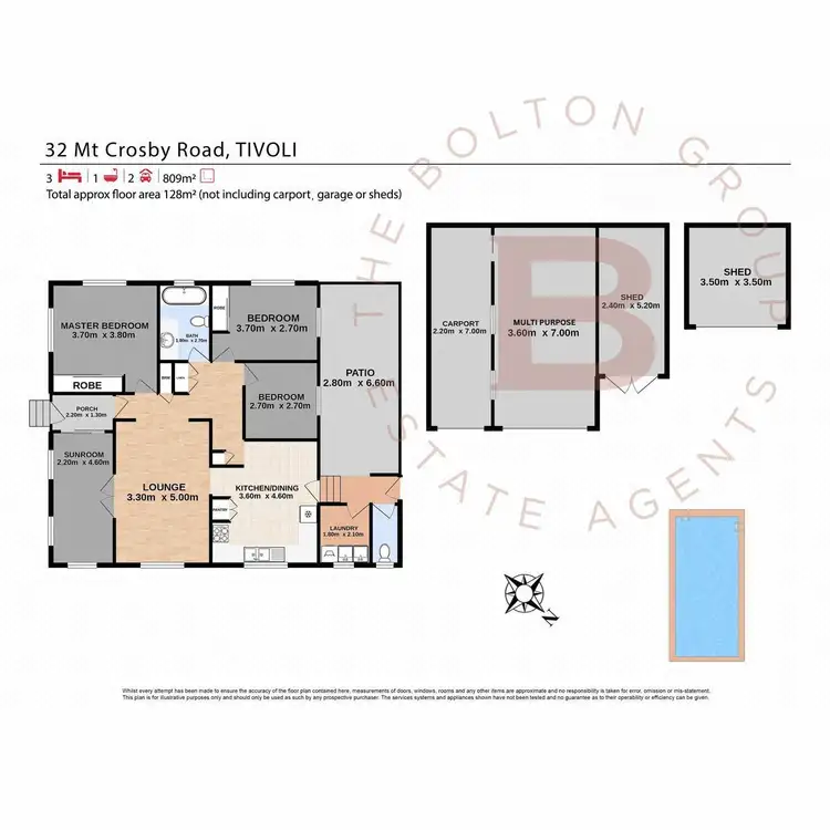 Floorplan of Homely house listing, 32 Mount Crosby Road, Tivoli QLD 4305