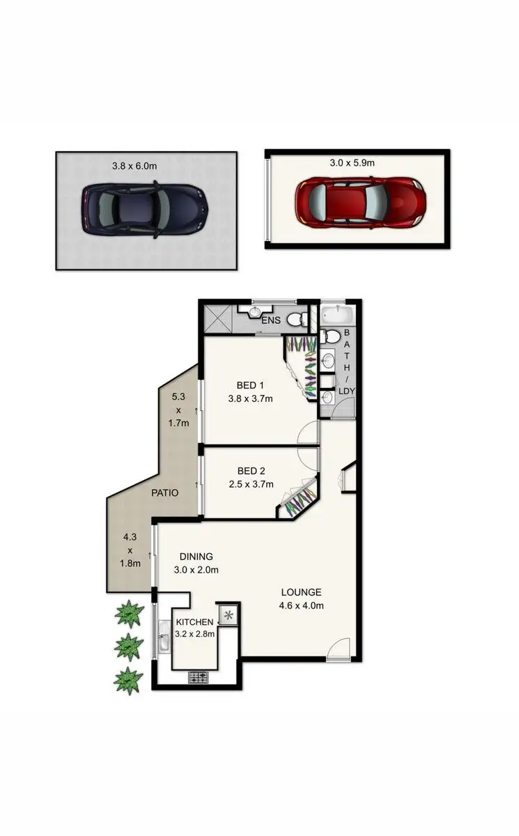 Floorplan of Homely unit listing, 6/31 Chasely Street, Auchenflower QLD 4066