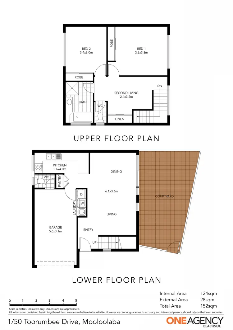 Floorplan of Homely townhouse listing, 1/50 Toorumbee Drive, Mooloolaba QLD 4557