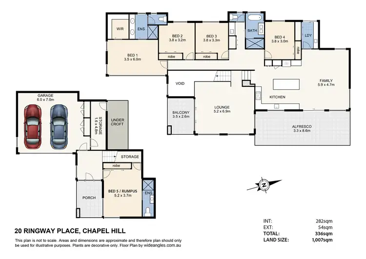 Floorplan of Homely house listing, 20 Ringway Place, Chapel Hill QLD 4069