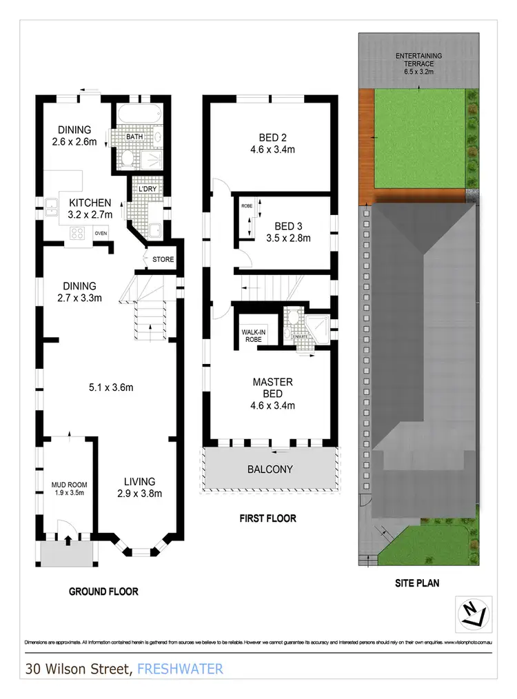 Floorplan of Homely house listing, 30 Wilson Street, Freshwater NSW 2096