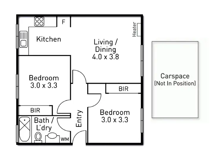 Floorplan of Homely apartment listing, 4/15 Somerset Street, Richmond VIC 3121
