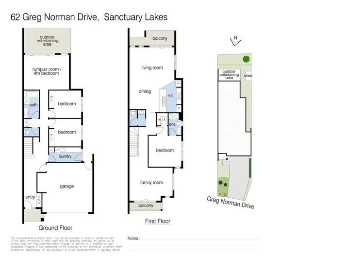 Floorplan of Homely house listing, 62 Greg Norman Drive, Sanctuary Lakes VIC 3030