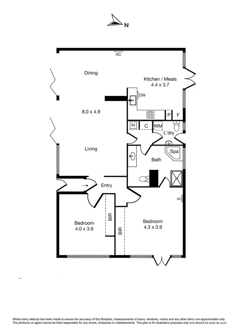 Floorplan of Homely apartment listing, 3/48A St Georges Road, Toorak VIC 3142