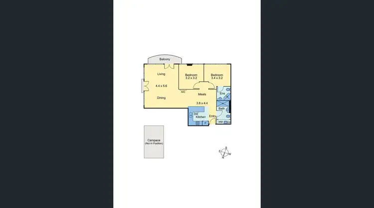 Floorplan of Homely apartment listing, 8/7 Drewery Lane, Melbourne VIC 3000