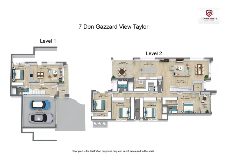 Floorplan of Homely house listing, 7 Don Gazzard View, Taylor ACT 2913