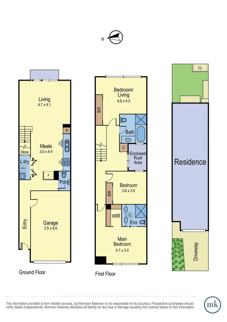 Floorplan of Homely townhouse listing, 14 Lacebark Drive, St Helena VIC 3088