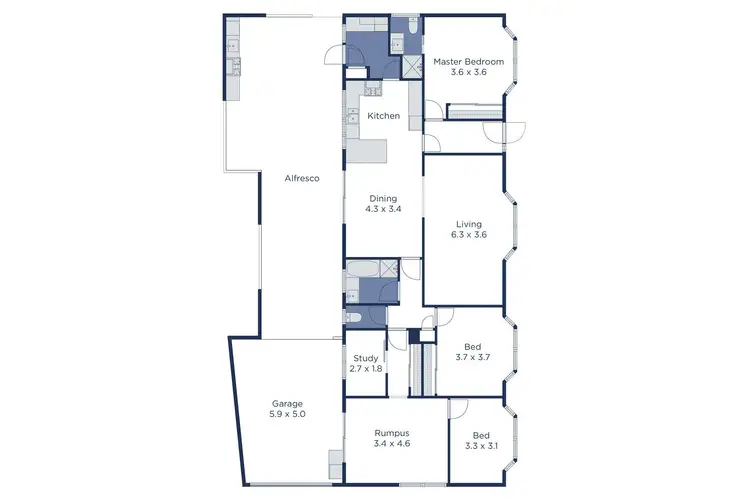 Floorplan of Homely house listing, 1 Easton Court, Ferntree Gully VIC 3156