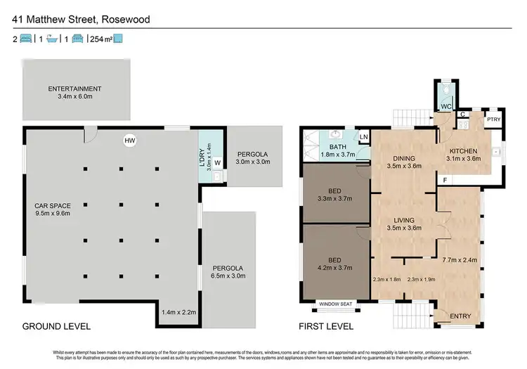 Floorplan of Homely house listing, 41 Matthew Street, Rosewood QLD 4340