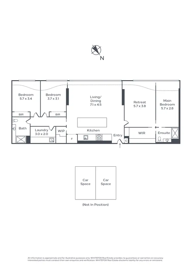Floorplan of Homely apartment listing, 1208/605 St Kilda Road, Melbourne VIC 3004