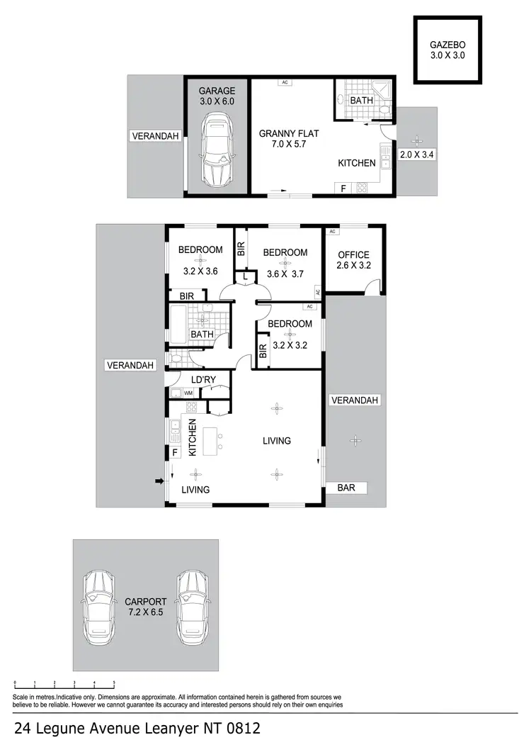 Floorplan of Homely house listing, 24 Legune Avenue, Leanyer NT 812