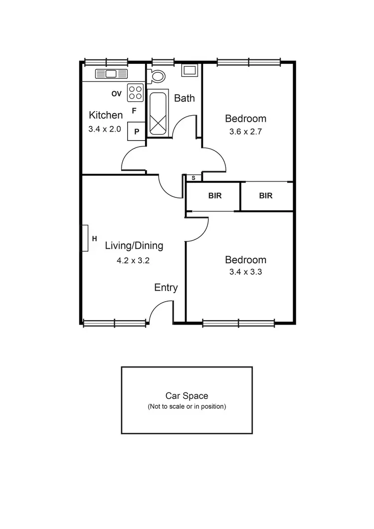Floorplan of Homely apartment listing, 4/27 Royal Avenue, Glen Huntly VIC 3163