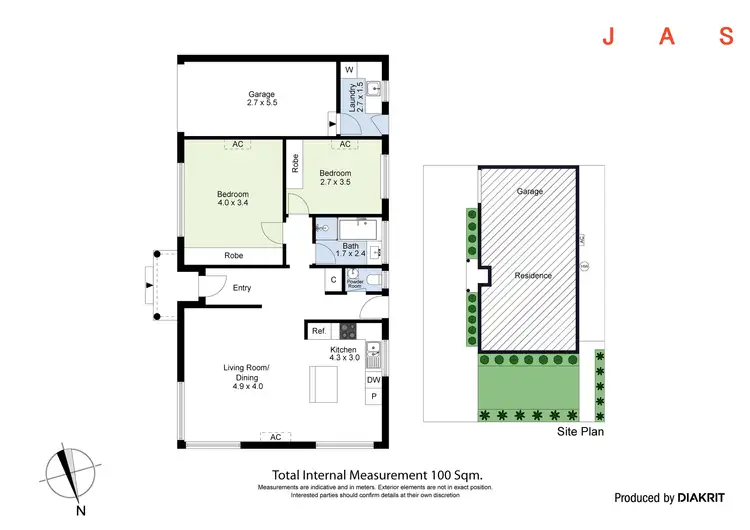 Floorplan of Homely villa listing, 6/589-591 Barkly Street, West Footscray VIC 3012
