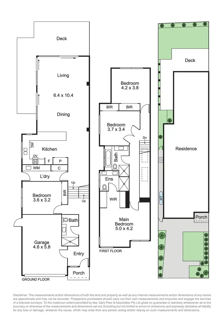 Floorplan of Homely house listing, 36b Anne Street, Mckinnon VIC 3204